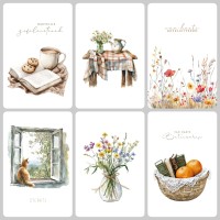 Kaarten volwassenen (6 st.)