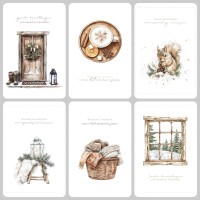 Kaarten goede kerstdagen (6 st.)