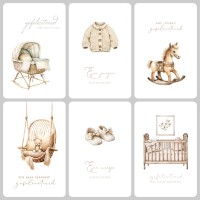 Kaarten geboorte (6 st.)